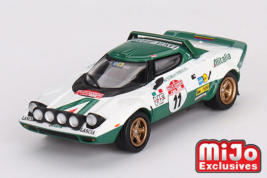 MINI GT 1/64 ランチア ストラトス HF ラリー・サンレモ 1975 優勝車 #11(左ハンドル)