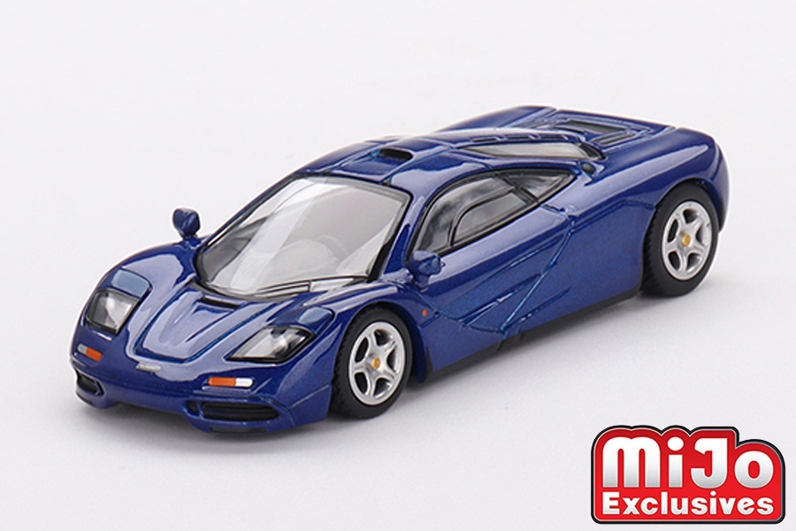 MINI GT 1/64 マクラーレン F1 コバルトブルー（左ハンドル）
