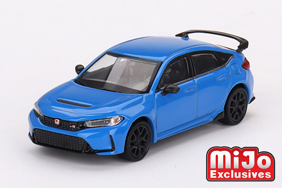 MINI GT 1/64 Honda シビック Type R 2023 ブーストブルーパール(左ハンドル)