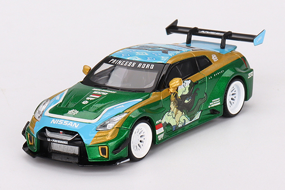 MINI GT 1/64 LB-Silhouette WORKS GT Nissan 35GT-RR バージョン2 "RORO" MINI GT x ミズ ダイキャスト(右ハンドル)