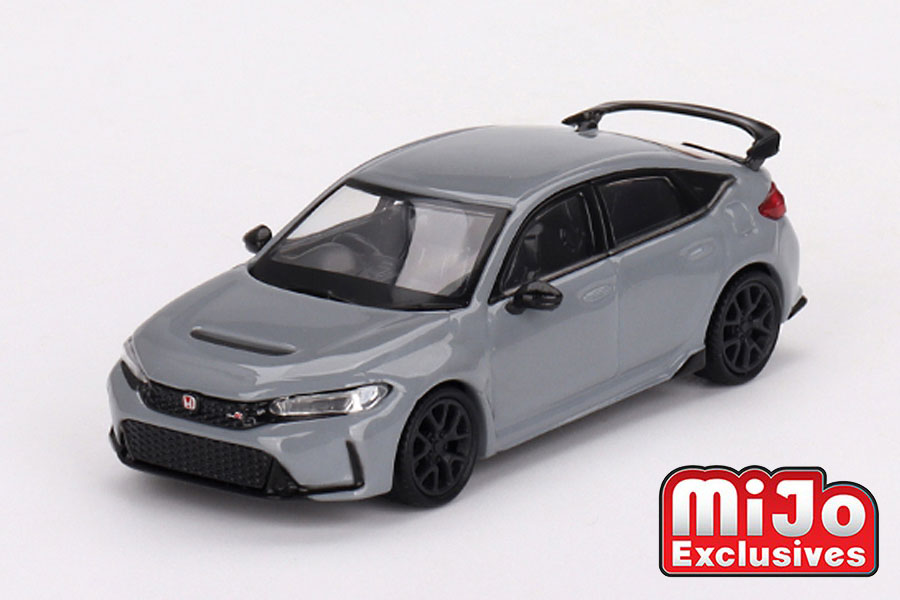 MINI GT 1/64 Honda シビック Type R 2023 ソニックグレーパール(左ハンドル)