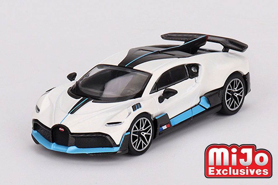 MINI GT 1/64 ブガッティ ディーヴォ ホワイト(左ハンドル)