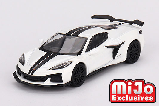 MINI GT 1/64 シボレー コルベット Z06 2023 アーティックホワイト(左ハンドル)