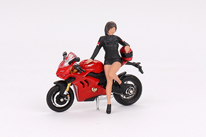 MINI GT 1/64 ドゥカティ パニガーレ V4 S w/ドゥガティ ガール