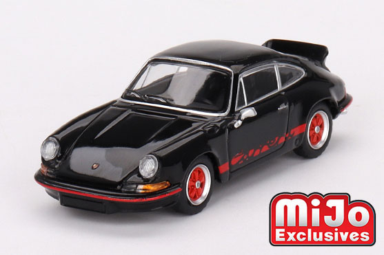 MINI GT 1/64 ポルシェ 911 カレラ RS 2.7 ブラック/レッドリバリー(左ハンドル)