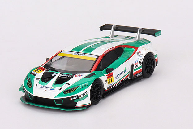 MINI GT 1/64 ランボルギーニ ウラカン GT3 EVO SUPER GTシリーズ 2023 #87 "Bamboo Airways Lamborghini GT3" JLOC(左ハンドル) 日本限定