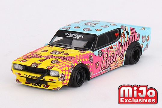 MINI GT 1/64 Nissan スカイライン ケンメリ リバティーウォーク LBWK KUMA(右ハンドル)