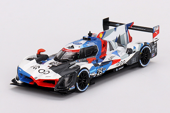MINI GT 1/64 BMW M ハイブリッド V8 IMSA セブリング12時間 2位入賞車 2023 #25 BMW M チーム RLL