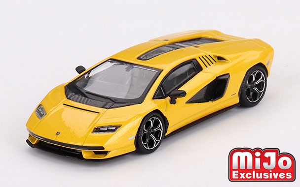 MINI GT 1/64 ランボルギーニ カウンタック LPI 800-4 New Giallo Orion イエロー(左ハンドル)