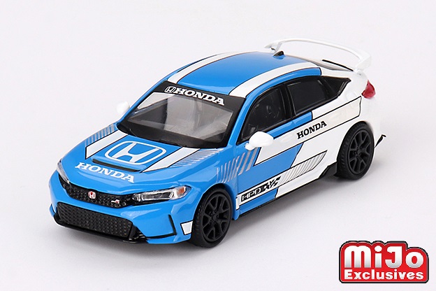 MINI GT 1/64 Honda シビック Type R 2023 #3 ペースカー ブルー(左ハンドル)