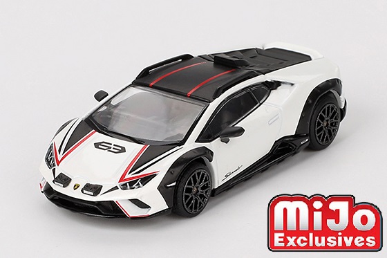 MINI GT 1/64 ランボルギーニ ウラカン ステラート Bianco Asopo(ホワイト)(左ハンドル)