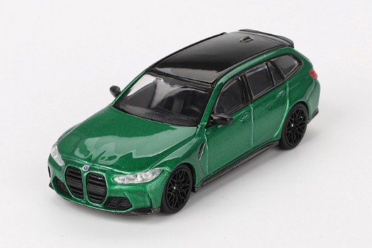 MINI GT 1/64 BMW M3 コンペティション ツーリング アイルオブマングリーンメタリック(右ハンドル)