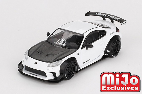 MINI GT 1/64 Toyota GR86 LB★Nation ホワイト(左ハンドル)