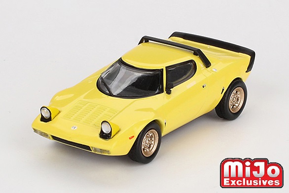 MINI GT 1/64 ランチア ストラトス HF ストラダーレ ジアッロフライ（イエロー）(左ハンドル)