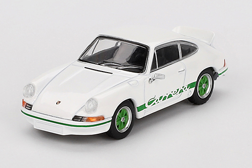 MINI GT 1/64 ポルシェ 911 カレラ RS 2.7 グランプリホワイト/グリーンリバリー(右ハンドル)