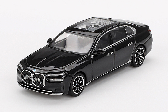 MINI GT 1/64 BMW i7 eDrive50 ブラックサファイア (左ハンドル)