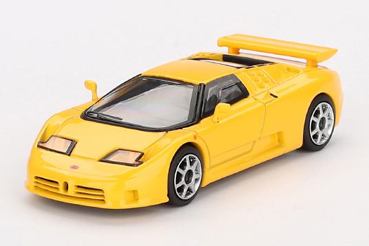 MINI GT 1/64 ブガッティ EB110 スーパースポーツ Giallo Bugatti(イエロー)(左ハンドル)