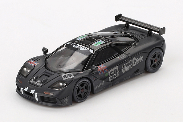 MINI GT 1/64 マクラーレン F1 GTR ルマン24時間 1995 優勝車 #59 J.J.Lehto/Y.Dalmas/M.Sekiya ウェザリング塗装