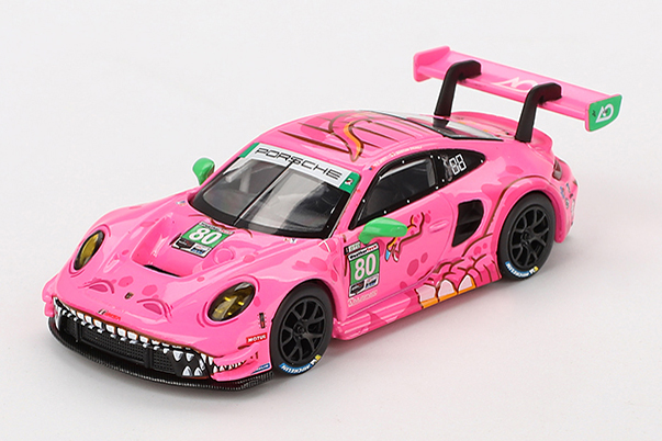 MINI GT 1/64 ポルシェ 911 GT3 R IMSA バージニア Roxy 2023 #80 AO Racing