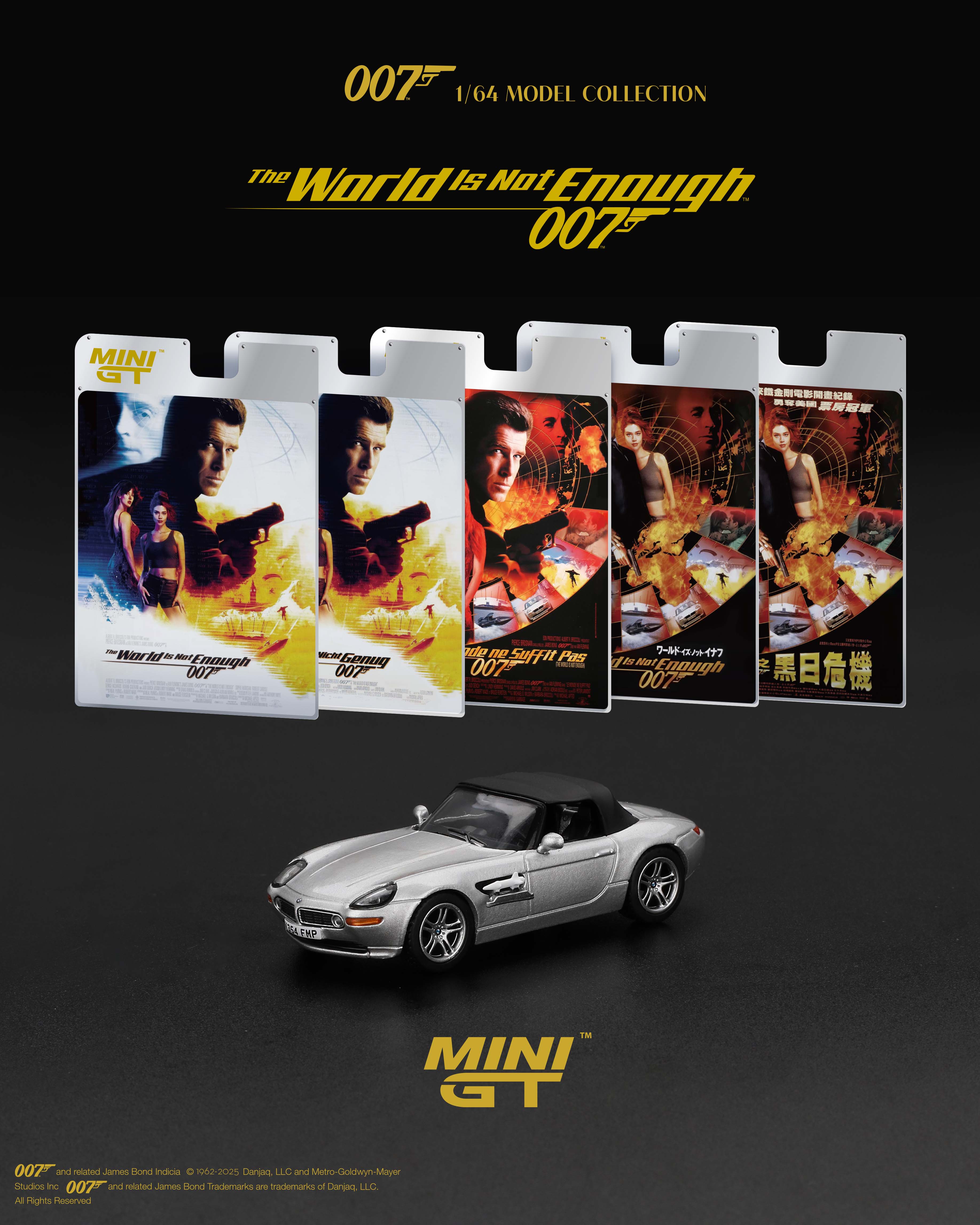 MINI GT 1/64 BMW Z8 「ワールド・イズ・ノット・イナフ」(2000)日本限定パッケージ