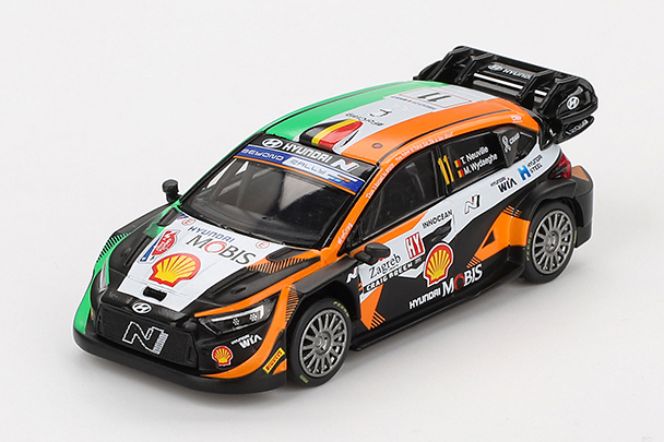 MINI GT 1/64 Hyundai i20 N Rally1 クロアチア・ラリー パワーステージ2023 優勝車 #11(左ハンドル)