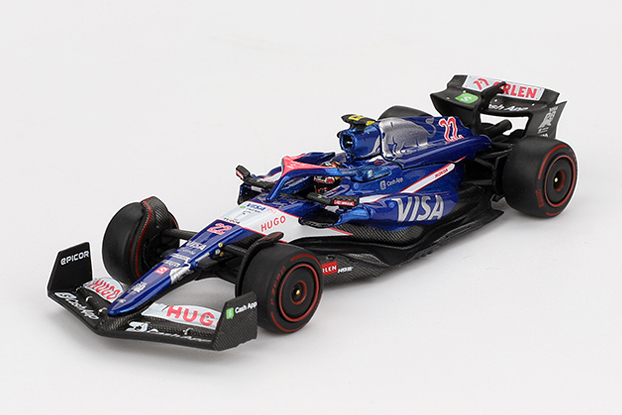 MINI GT 1/64 RB VCARB 01 F1 2024 #22 バーレーングランプリ 角田 裕毅