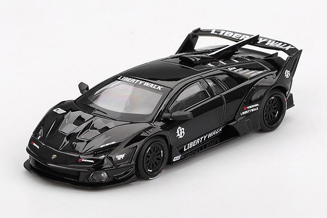 MINI GT 1/64 ランボルギーニ LB-Silhouette WORKS MURCIELAGO GT Evo Black(左ハンドル)