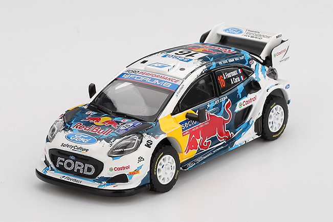 MINI GT 1/64 フォード Puma Rally1 ラリー・フィンランド 2024 3位入賞車 #16 M-Sport Ford WRT(左ハンドル)