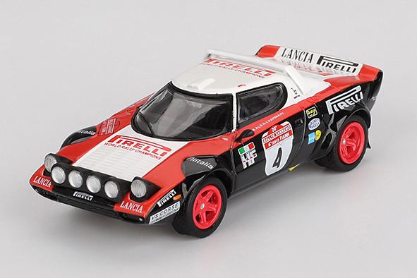 MINI GT 1/64 ランチア ストラトス HF ラリー・サンレモ 1978 優勝車 #4(左ハンドル)