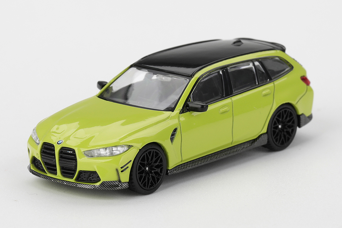 MINI GT 1/64 BMW M3 Mパフォーマンス ツーリング サンパウロイエロー(右ハンドル)