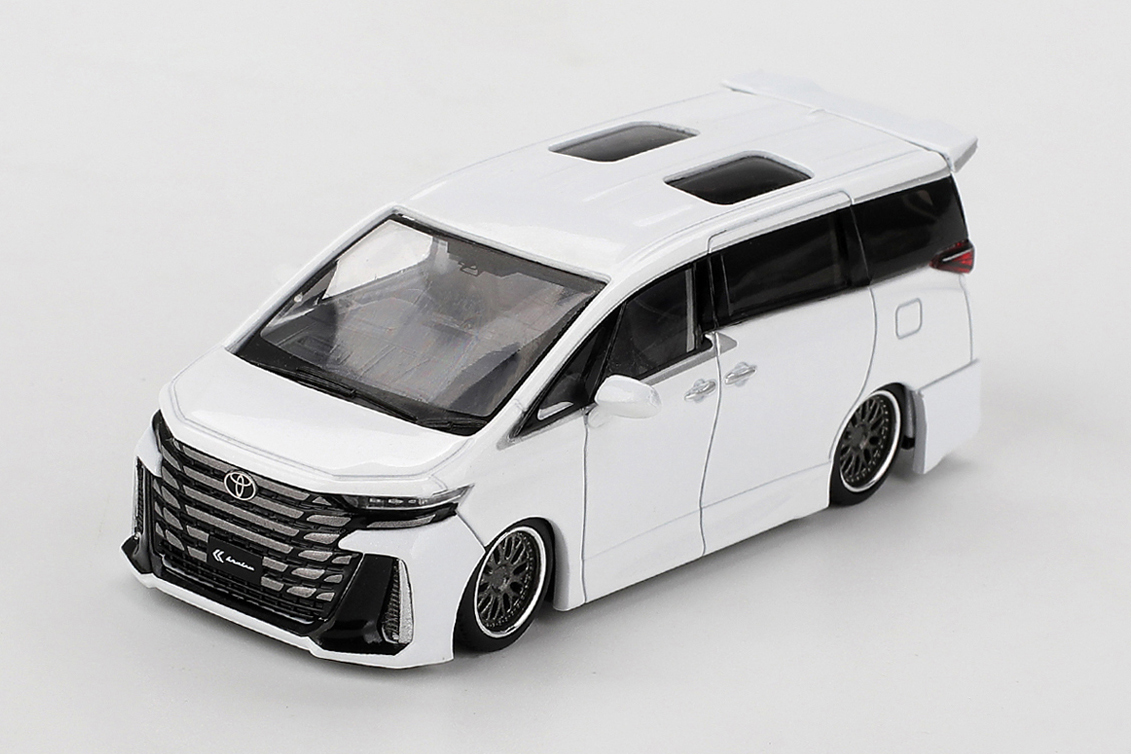 MINI GT 1/64 Toyota ヴェルファイア 40 KUHL ホワイト(右ハンドル)