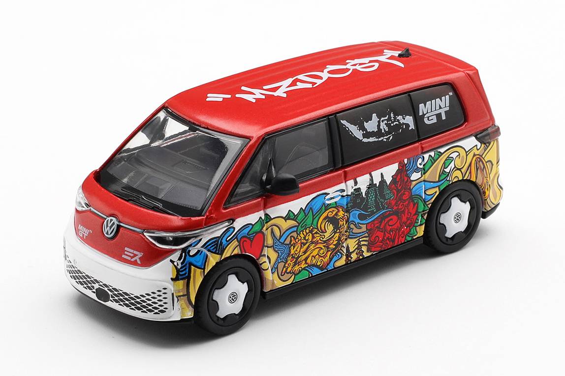 MINI GT 1/64 フォルクスワーゲン ID. Buzz ミズ デザイン(左ハンドル)