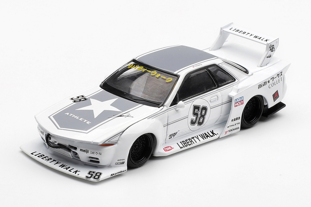 MINI GT 1/64 LBWK Nissan スカイライン GT-R32 Kaido Works 東京オートサロン 2025(右ハンドル)