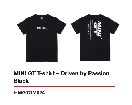 MINI GT MINI GT Driven by Passion ブラック Tシャツ