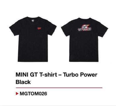 MINI GT MINI GT Turbo Power ブラック Tシャツ