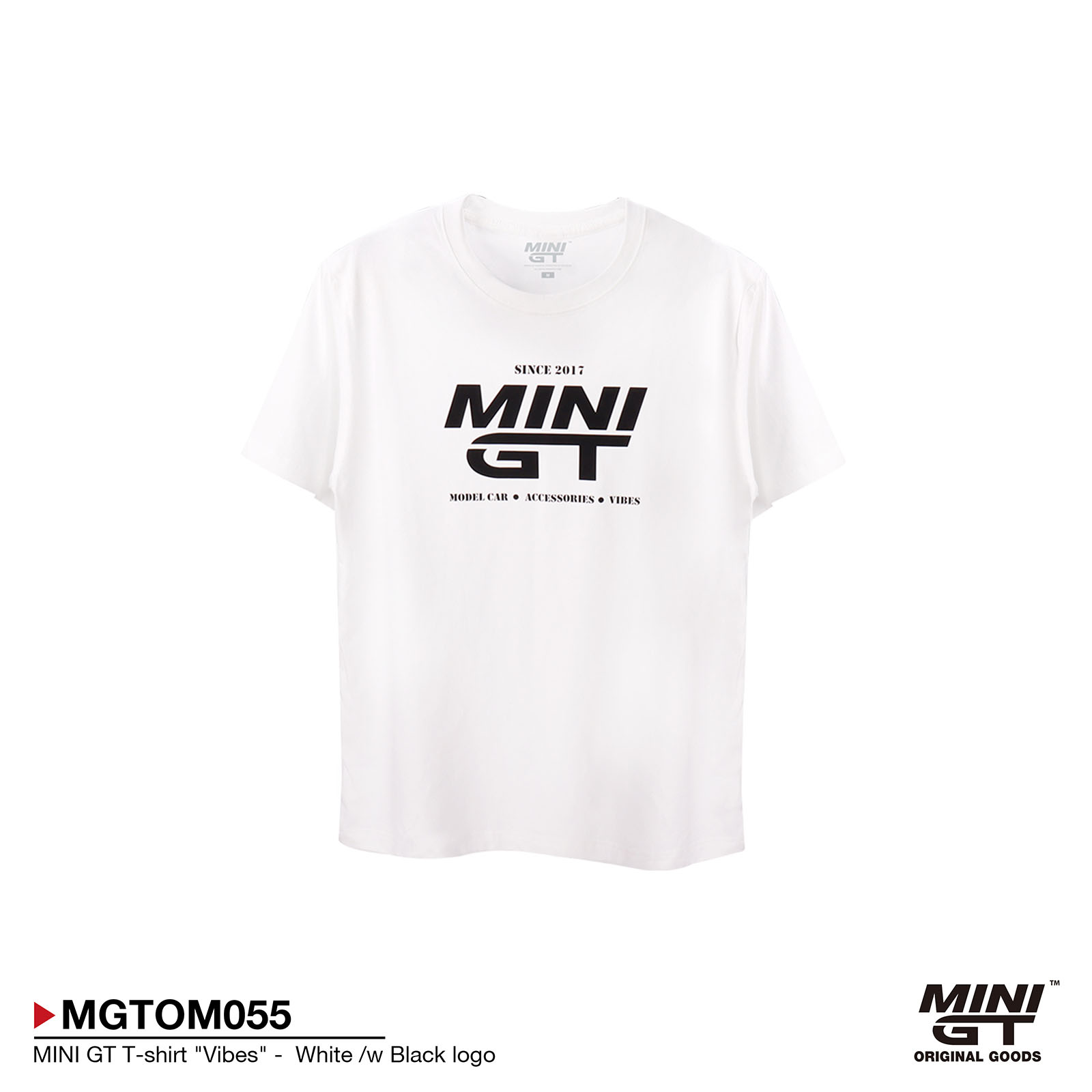 MINI GT MINI GT Vibes ホワイト w/ ブラックロゴ Tシャツ 