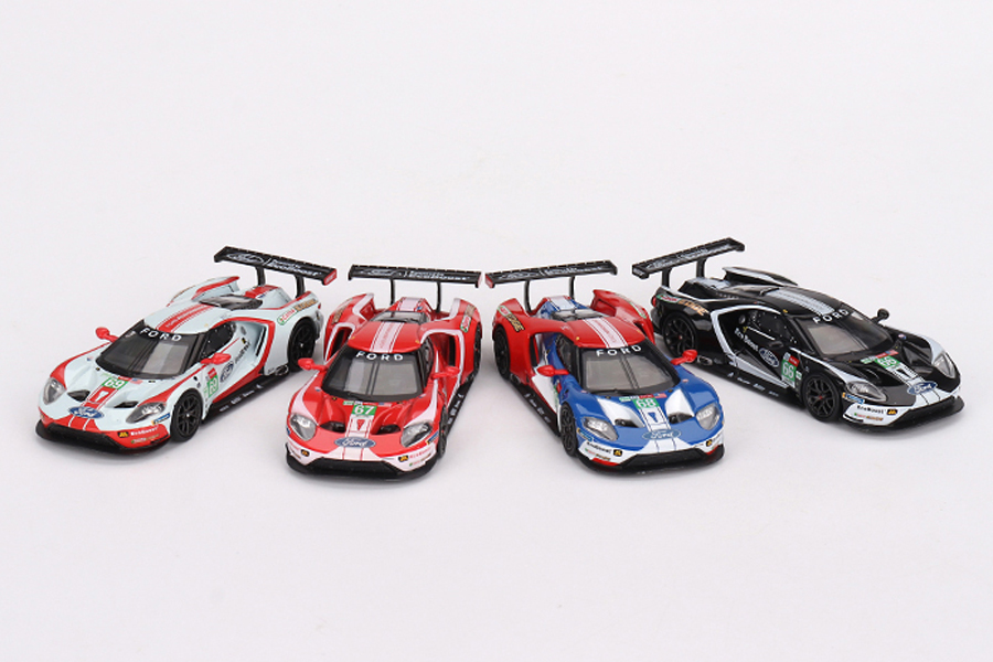 MINI GT 1/64 フォード GT LMGTE PRO ル・マン24時間 2019 フォードチップガナッシチーム4台セット