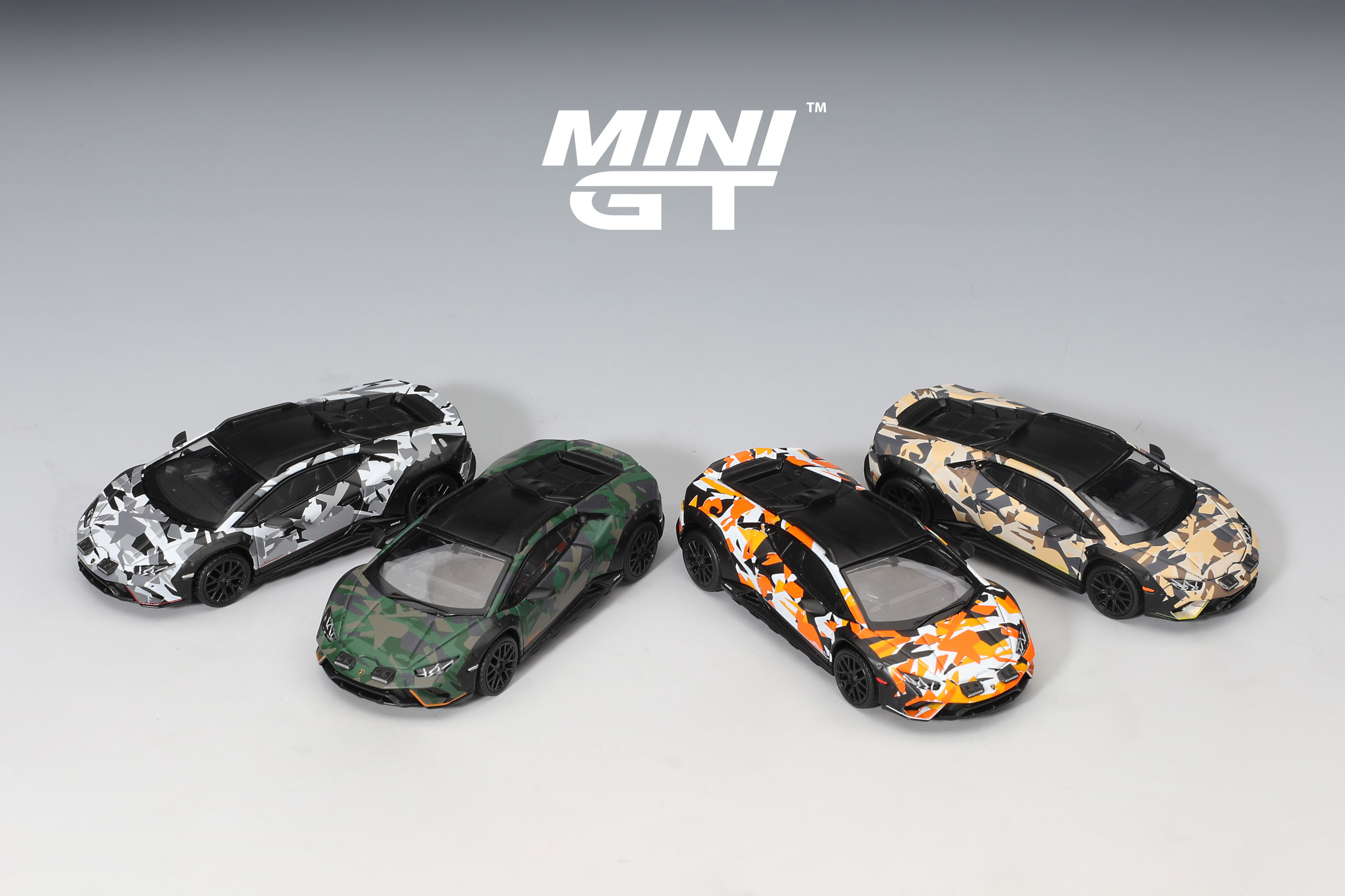 MINI GT 1/64 ランボルギーニ ウラカン ステラート All-Terrain セット(左ハンドル)
