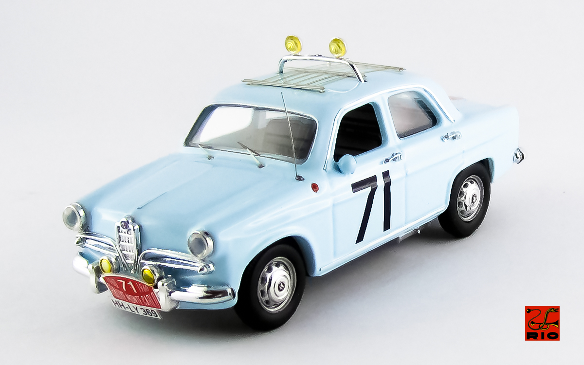 RIO 1/43 アルファロメオ ジュリエッタ 1960 モンテカルロラリー #71 Loffler/Johansson