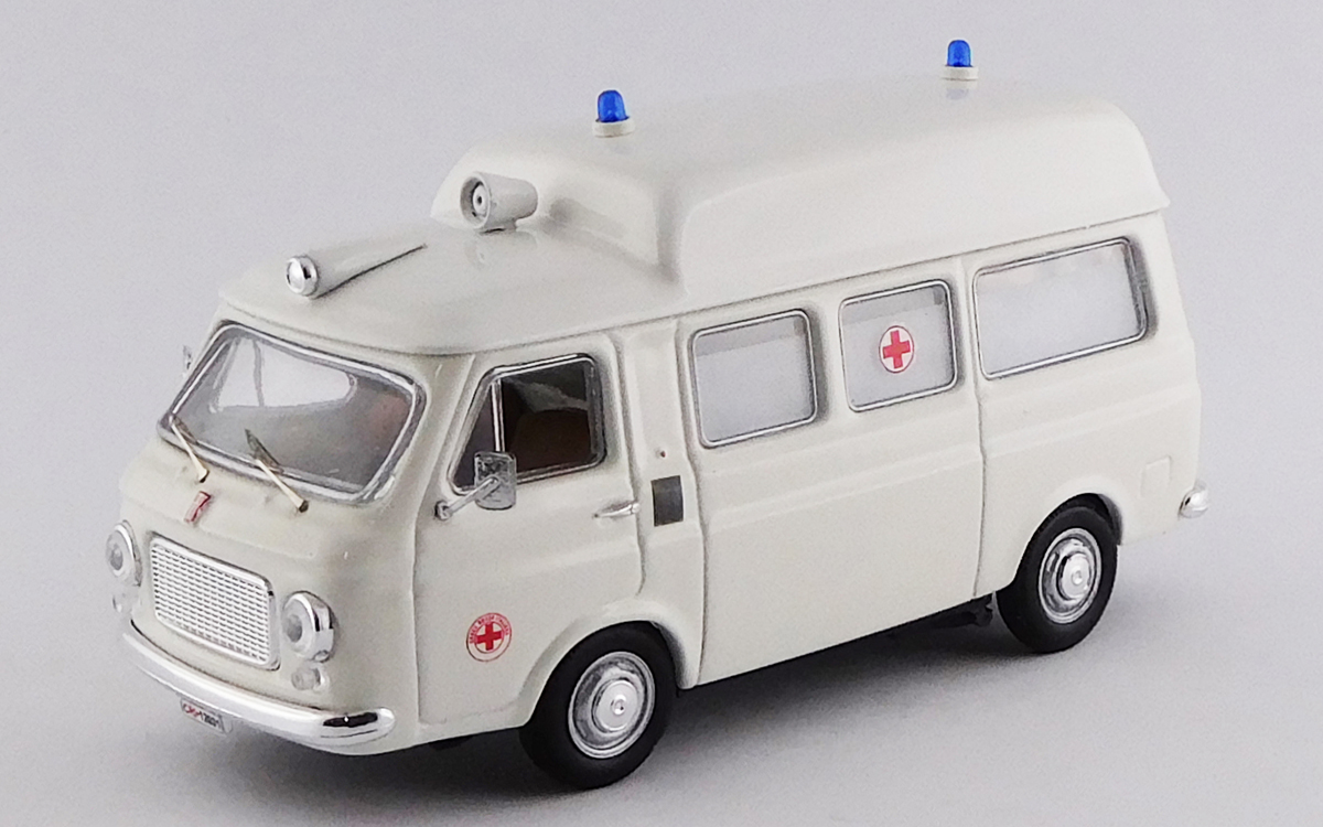 RIO 1/43 フィアット 238 救急車 1970 ハイルーフ ホワイト