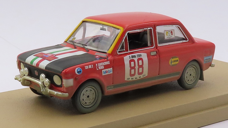RIO 1/43 フィアット 128 ラリー エルバラリー 1972 #88 Santacroce/Versi