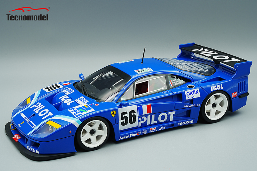 Tecnomodel 1/18 フェラーリ F40 GTE ル・マン24時間 1996 #56 M.Ferte /O.Thevenin /N.Loboissetier Pilot Pen Racing 