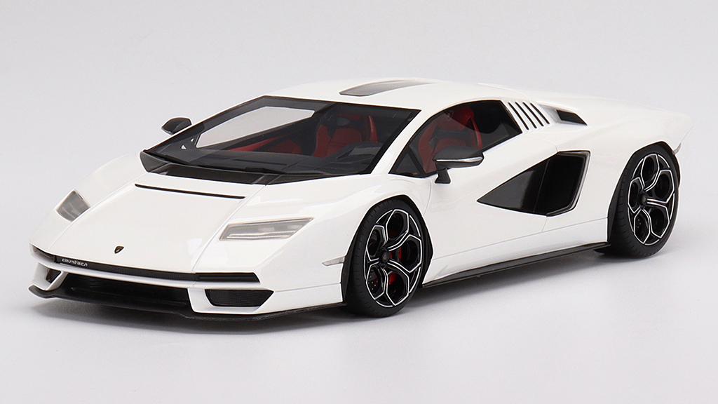 Top Speed 1/18 ランボルギーニ カウンタック LPI 800-4 Bianco Siderale(ホワイト)