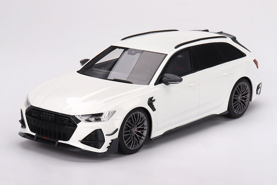 Top Speed 1/18 アウディ ABT RS6-R グレイシアホワイトメタリック