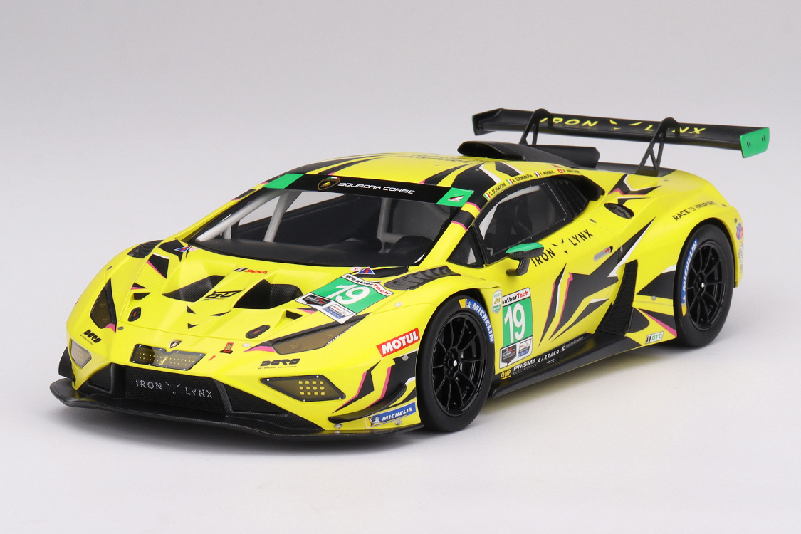 Top Speed 1/18 ランボルギーニ ウラカン GT3 EVO2 IMSA デイトナ24時間 2023 #19 Iron Lynx  