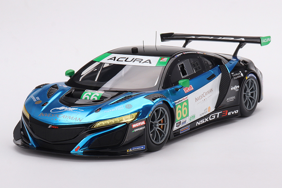 Top Speed 1/18 Acura NSX GT3 EVO22 IMSA デイトナ24時間 2022 #66 Gradient Racing 
