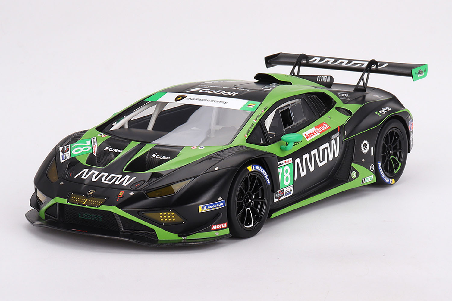 Top Speed 1/18 ランボルギーニ ウラカン GT3 EVO2 IMSA デイトナ24時間 2023 #78 Forte Racing