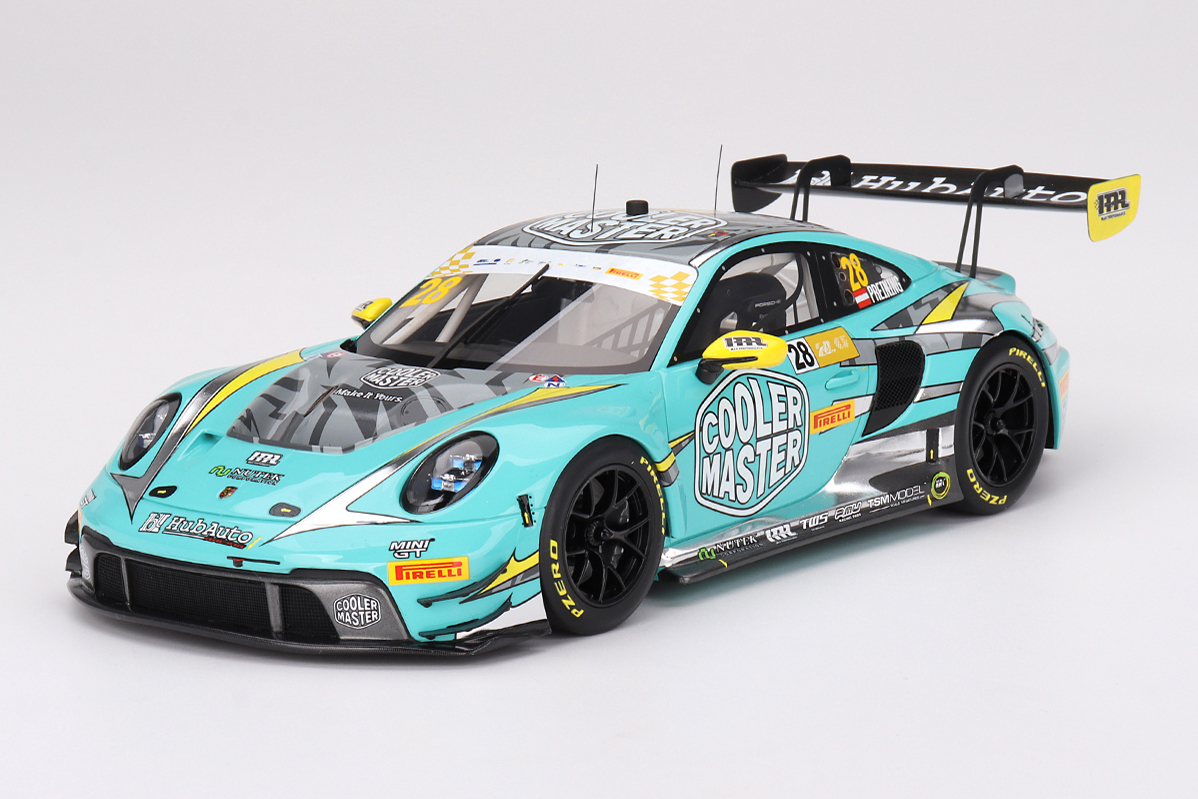 Top Speed 1/18 ポルシェ 911 GT3 R FIA GT ワールドカップ 70周年 2023 #27 マカオグランプリ HubAuto Racing