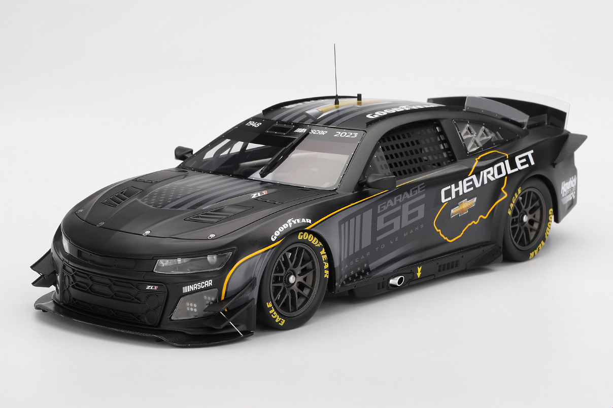 Top Speed 1/18 NASCAR Next Gen ガレージ56 シボレー カマロ ZL1 テストカー #24 Hendrick Motorsports