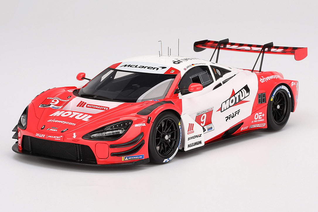 Top Speed 1/18 マクラーレン 720S GT3 EVO IMSA Motul Course de Monterey 2024 #9 Pfaff Motorsport